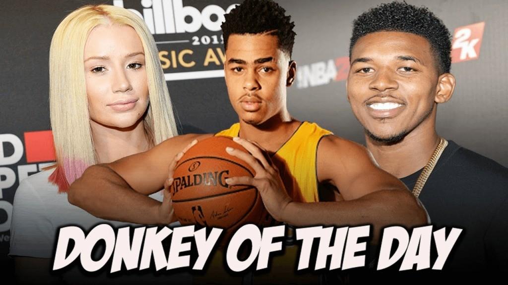 D'Angelo Russell Awarded Donkey Of The Day For Rattin' On Nick Young For Cheating On Iggy Azalea