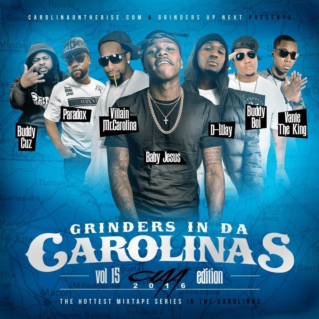 Grinders In Da Carolinas, Volume 15: #CIAA Edition [Mixtape Artwork]