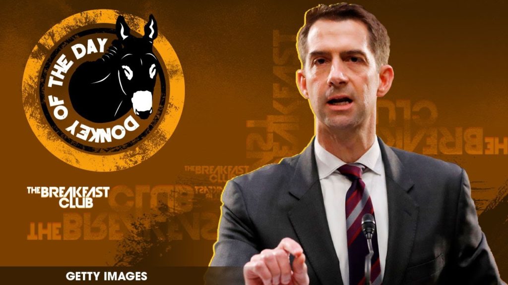 Tom Cotton Awarded Donkey Of The Day For Describing Slavery As 'Necessary Evil'