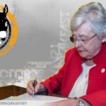 Governor Kay Ivey & 25 White Men Awarded Donkey Of The Day For Signing Alabama Abortion Bill