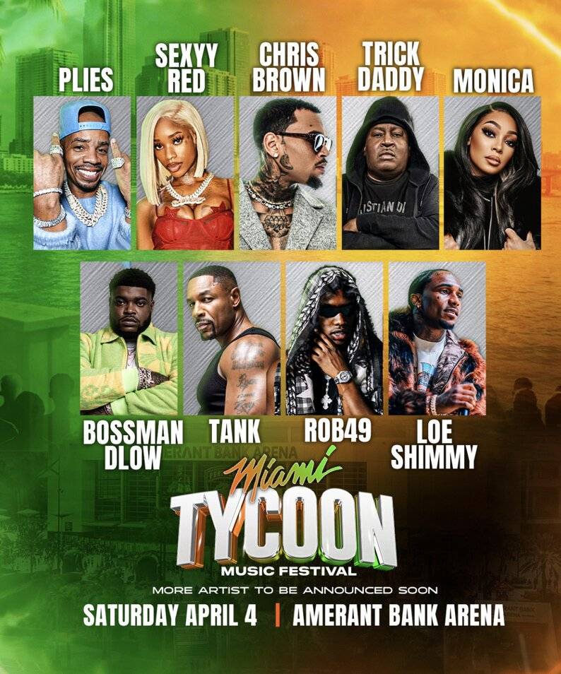 TYCOON Music Festival Takes Over Miami w/All-Star Lineup At Amerant Bank Arena
