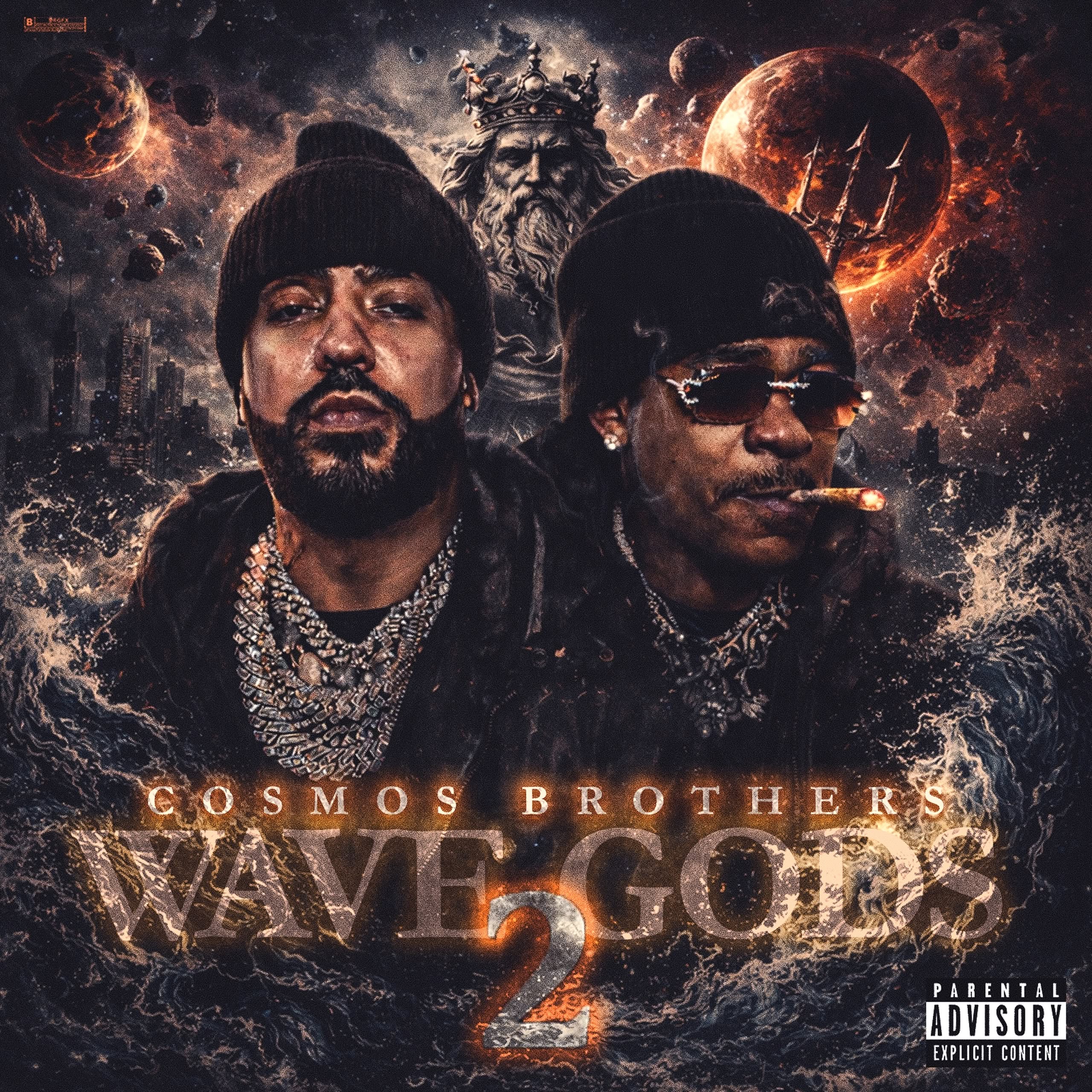 French Montana & Max B - Wave Gods 2: Cosmos Brothers [Official Album Artwork]