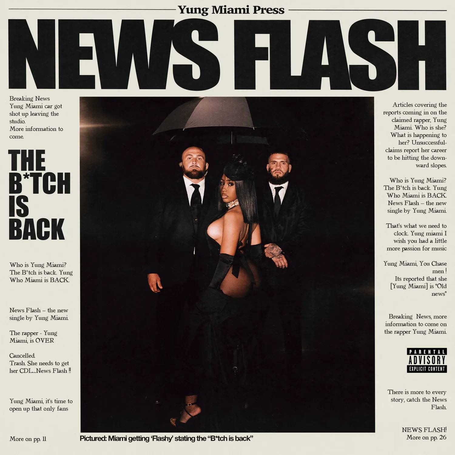Yung Miami Drops “News Flash” Single & Video