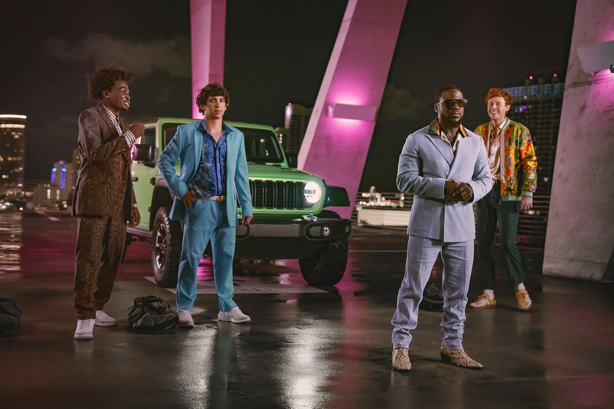 Movie still from Netflix original movie "72 Hours" starring Kevin Hart