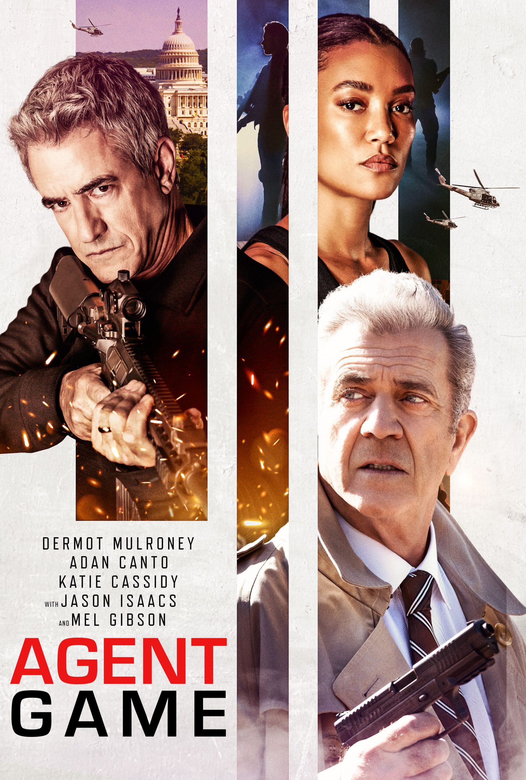 1st Trailer For 'Agent Game' Movie Starring Mel Gibson