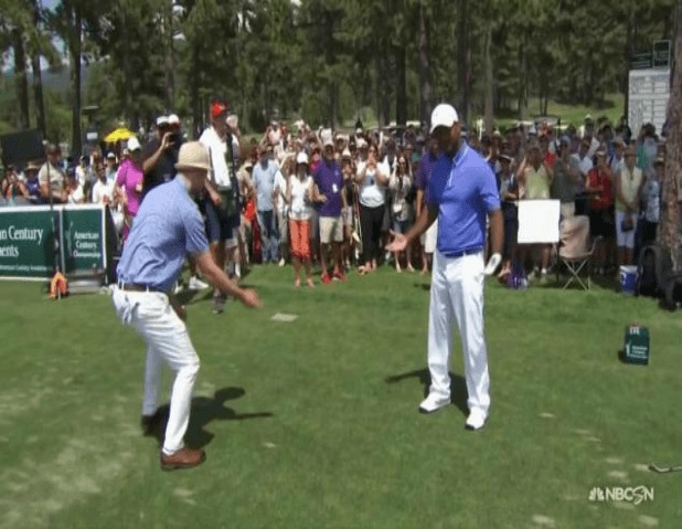 Video: Alfonso Ribeiro & Justin Timberlake Do 'The Carlton' @ Celebrity Golf Tournament 1
