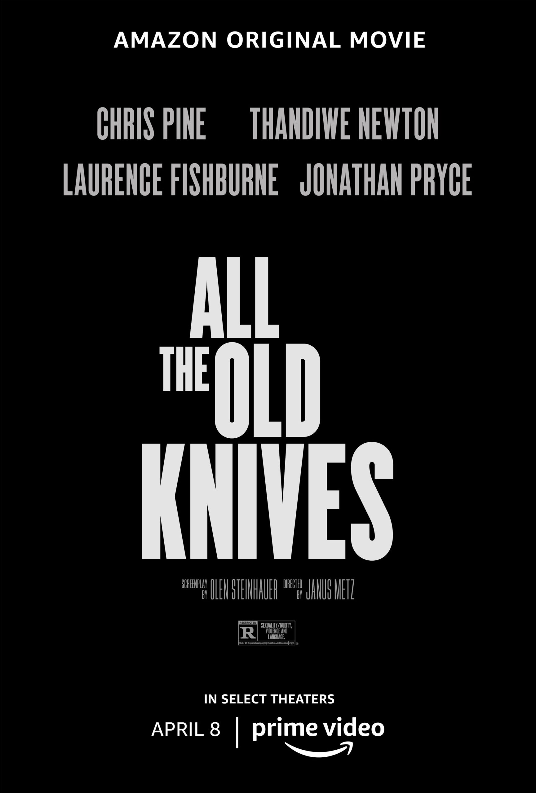 1st Trailer For Amazon Original Movie 'All The Old Knives' Starring Thandiwe Newton & Laurence Fishburne