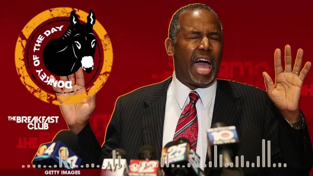 Ben Carson Awarded Donkey Of The Day For Referring To Slaves As Immigrants During Speech