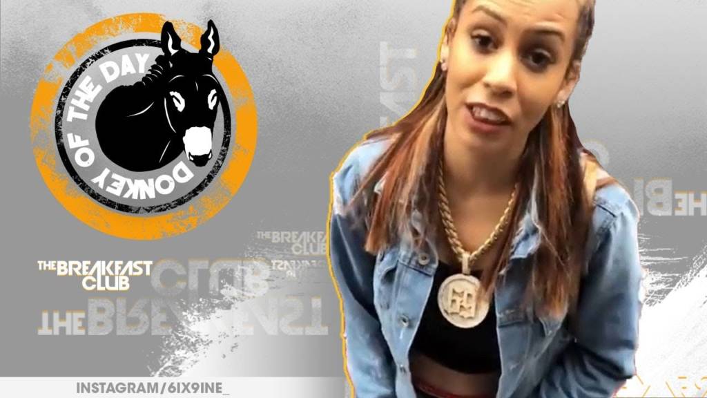 Chief Keef's Baby Mama Slim Danger Awarded Donkey Of The Day For Letting Tekashi 6ix9ine Take Her On Gucci Shopping Spree