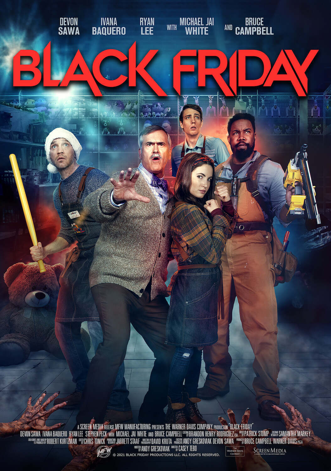 1st Trailer For ‘Black Friday’ Movie Starring Bruce Campbell & Michael Jai White