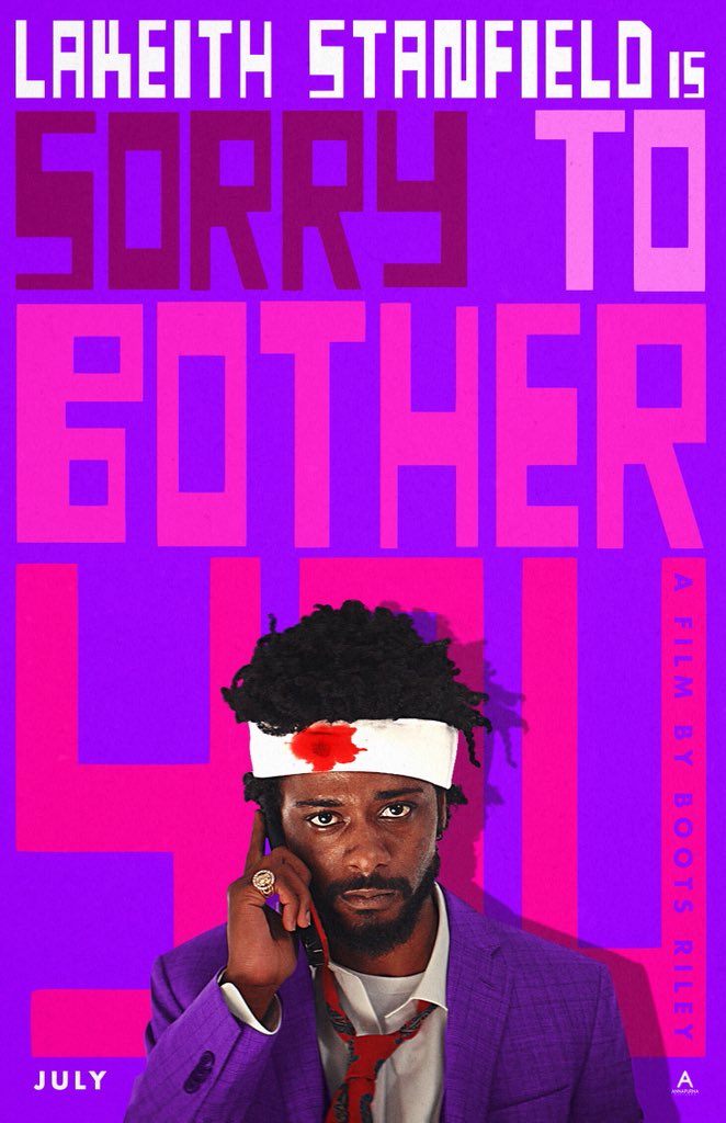 Boots Riley presents Sorry To Bother You [Movie Artwork]