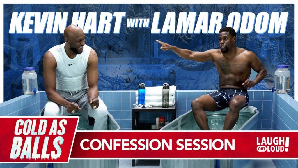 Kevin Hart Takes Lamar Odom To A Happy Place That's Cold As Balls