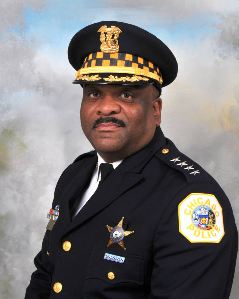 Chicago police superintendent Eddie Johnson on August 23, 2017 [Press Photo]