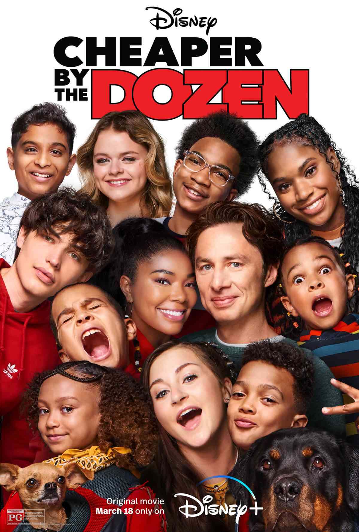 1st Trailer For Disney+ Original Movie 'Cheaper By The Dozen' Starring Gabrielle Union