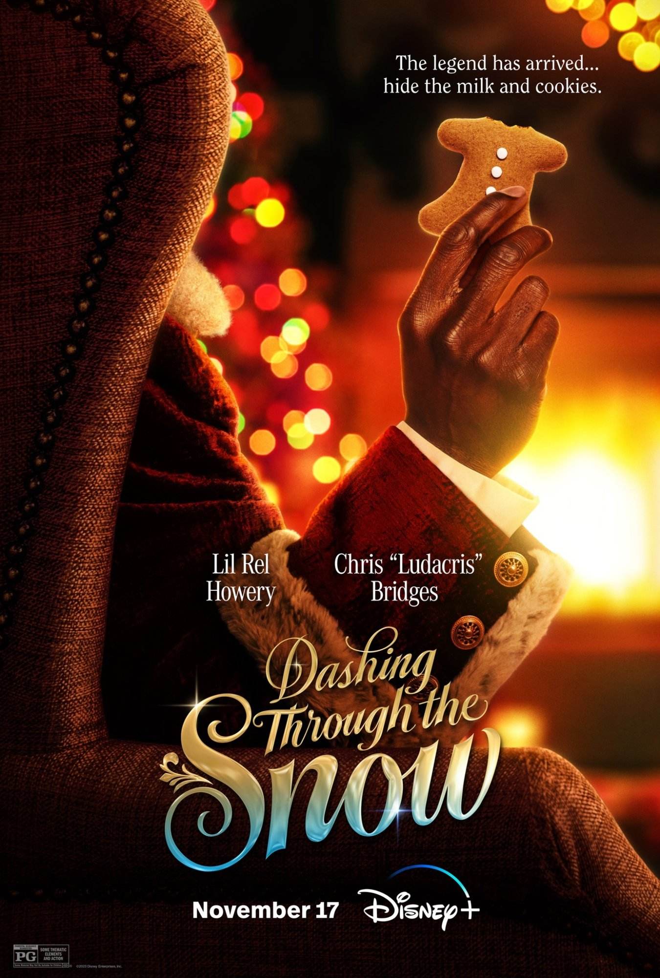 Disney+ presents Dashing Through The Snow [Official Movie Release Poster]