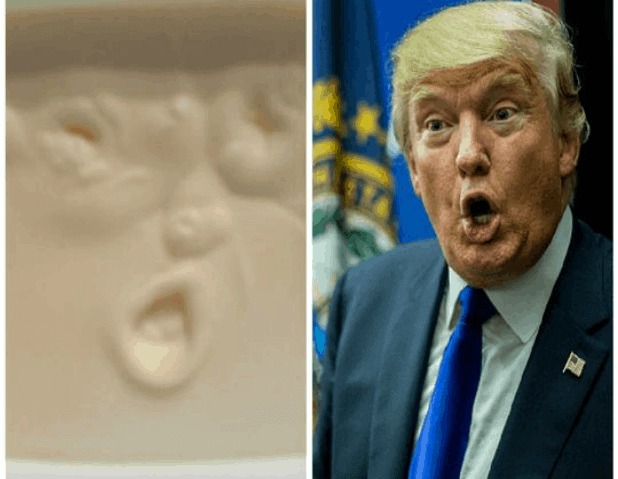 Editorial: Donald Trump's Face Shows Up In Woman's Tub Of Butter