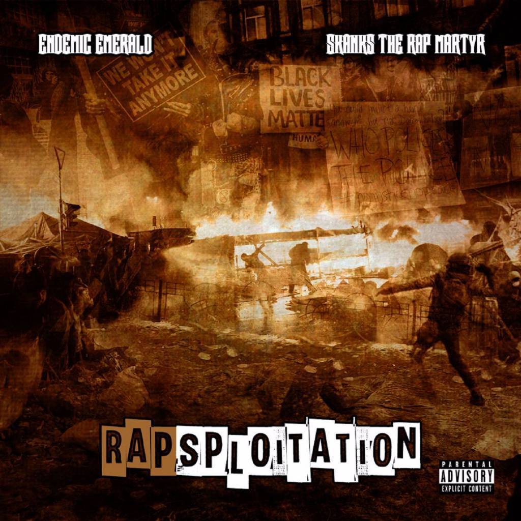 Endemic Emerald & Skanks The Rap Martyr - Rapsploitation [Album Artwork]