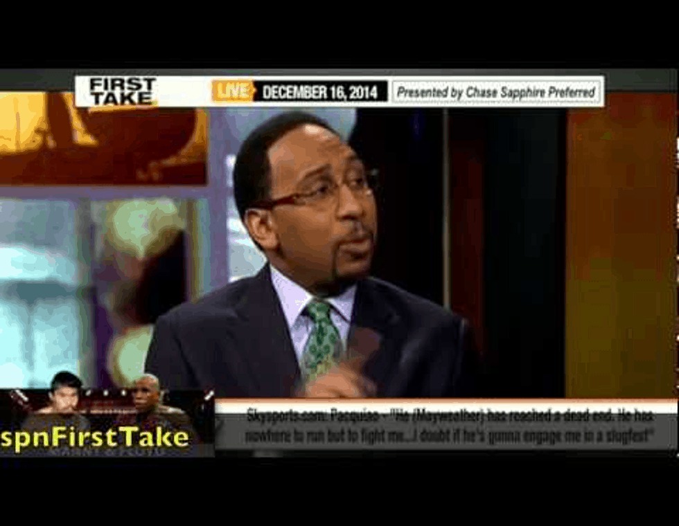 Video: ESPN First Take Debates On Mayweather/Pacquiao Fight...Will The Fight Go Down???