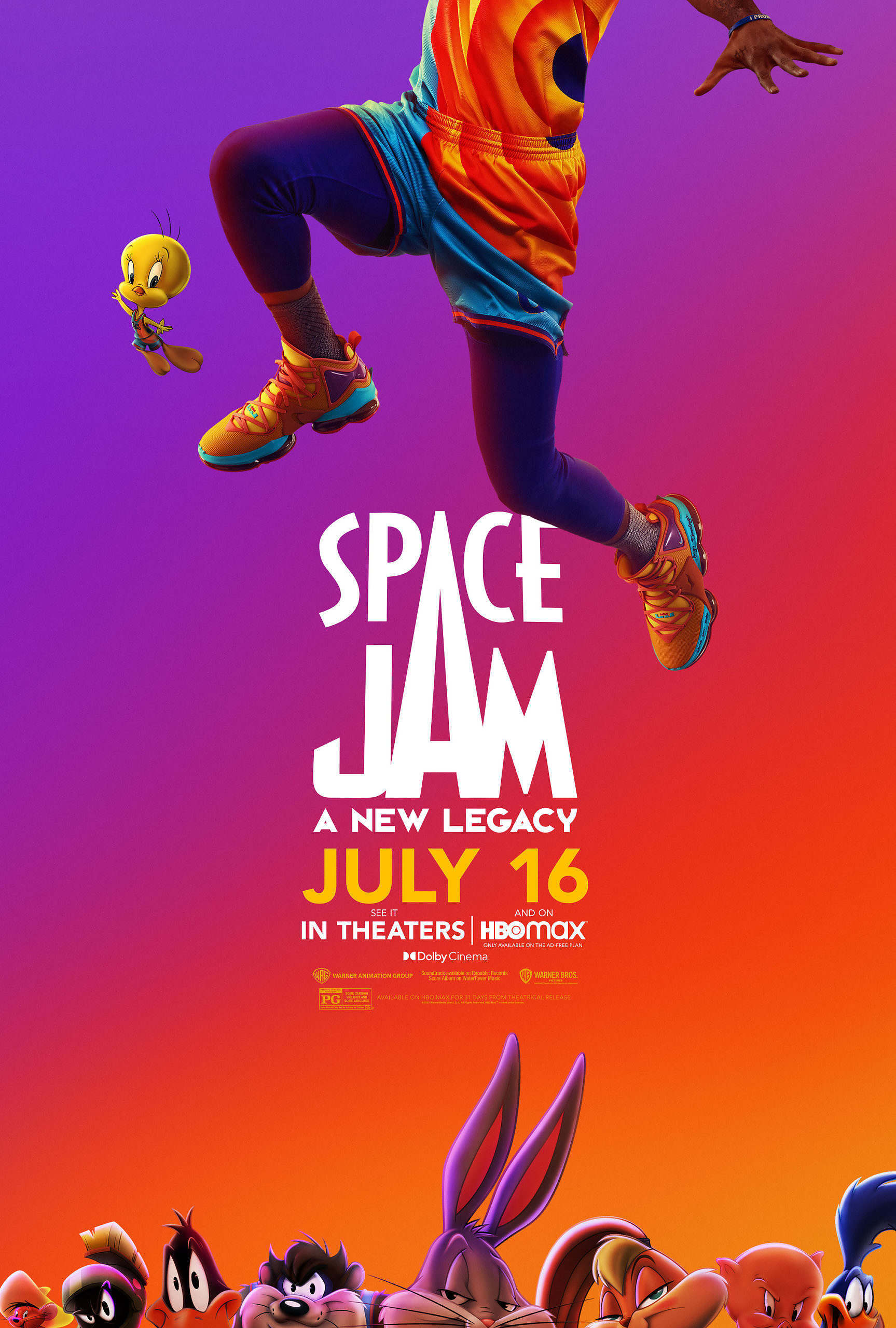 2nd Trailer For HBO Max Original Movie 'Space Jam: A New Legacy' Starring  LeBron James & Don Cheadle
