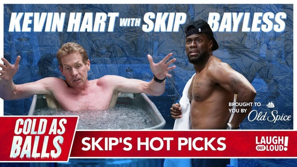Kevin Hart & Skip Bayless Go Toe-To-Toe While Topless On 'Cold As Balls'