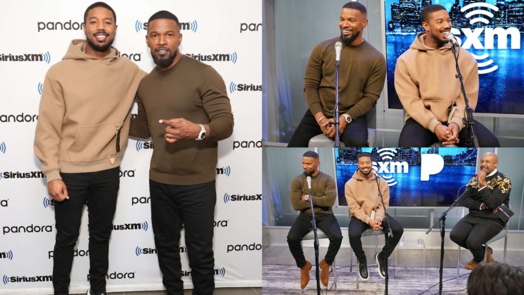 Jamie Foxx & Michael B. Jordan Sit Down For Town Hall Discussion w/Urban View Host Mike Muse