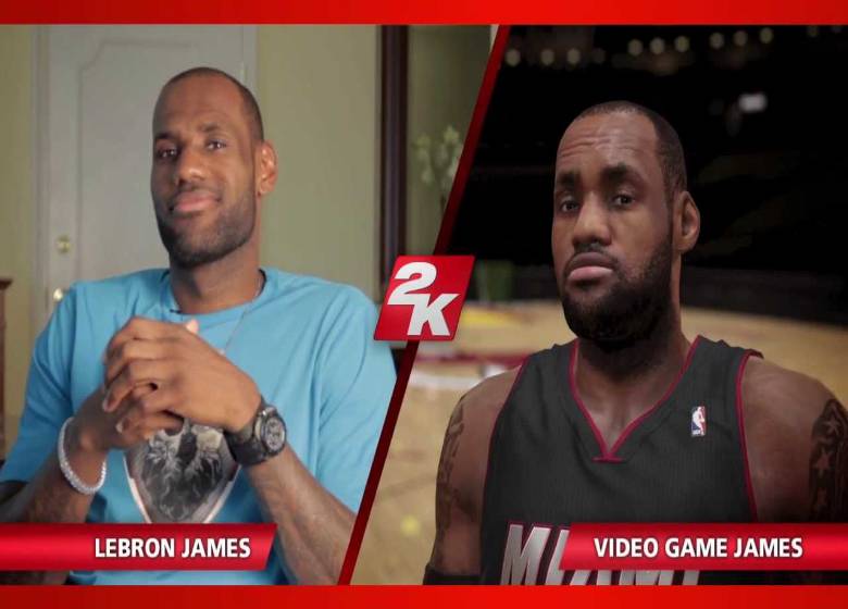 Video: LeBron James (@KingJames) Does #NBA2K14 (@2KSports)