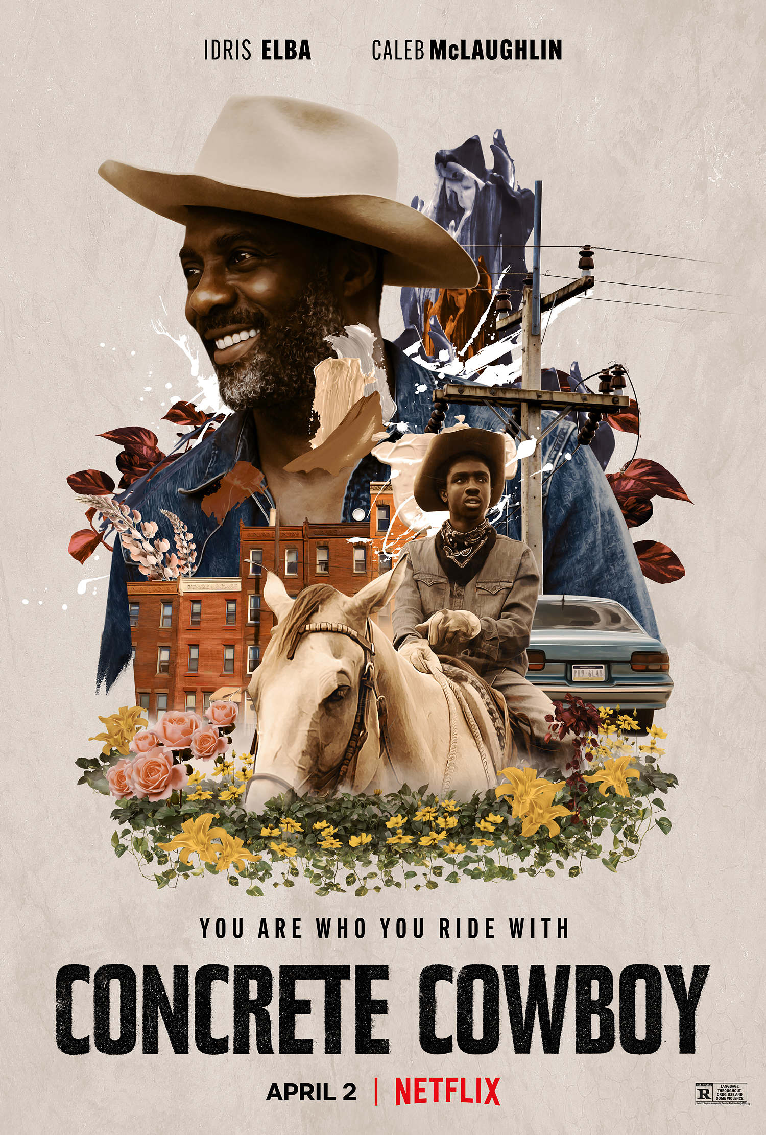 First Look For Netflix Original Movie 'Concrete Cowboy' Starring Idris Elba