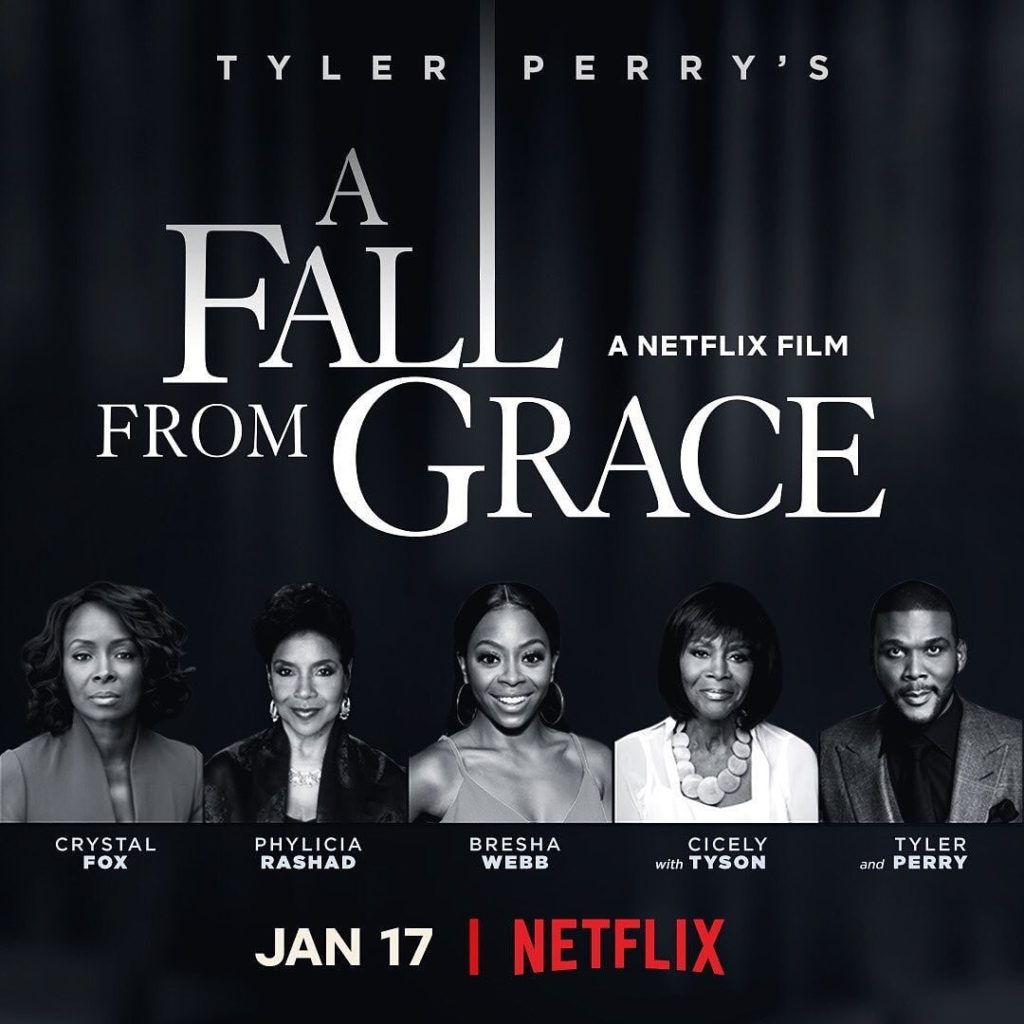 Teaser Trailer For Netflix Original Movie 'Tyler Perry's A Fall From Grace'