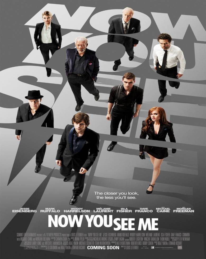 Now You See Me » Official Trailer 2 [Starring Jesse Eisenberg, Morgan Freeman, & Common]