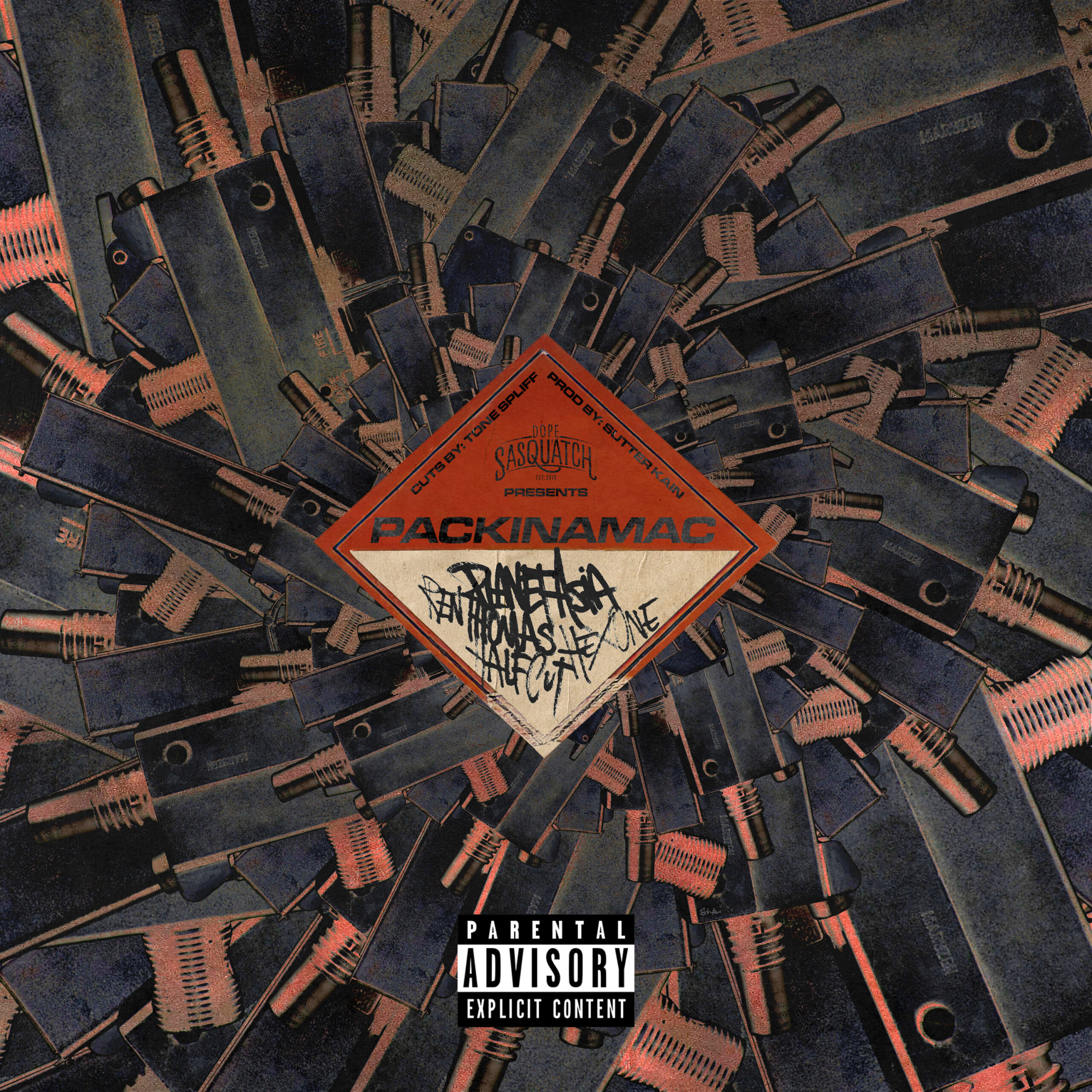Dope Sasquatch feat. Ren Thomas, Halfcut, HexOne, & Planet Asia “Packinamac” (Audio)