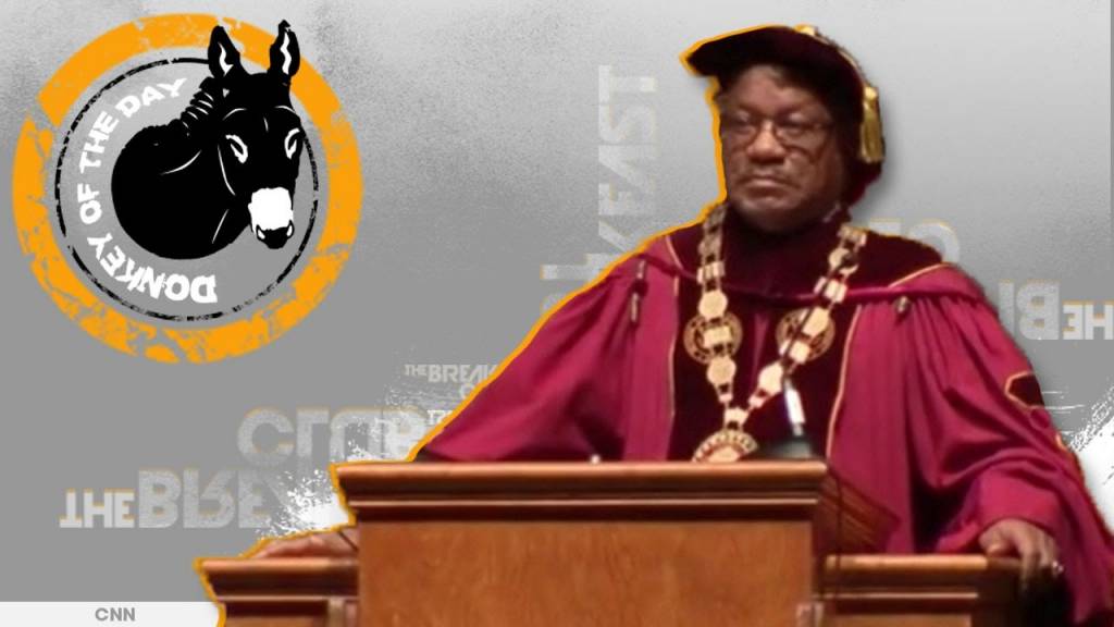 College President Awarded Donkey Of The Day For Wanting To Mail Degrees To Students Booing Betsy DeVos