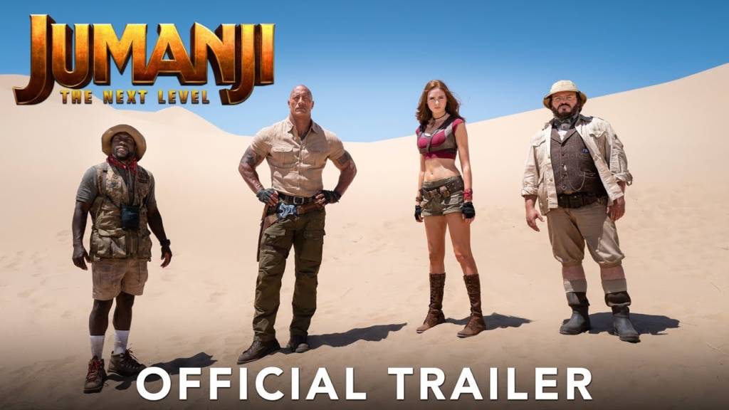 1st Trailer For 'Jumanji: The Next Level' Movie Starring The Rock & Kevin Hart