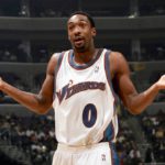 Retired basketball player Gilbert Arenas when he was still on the court