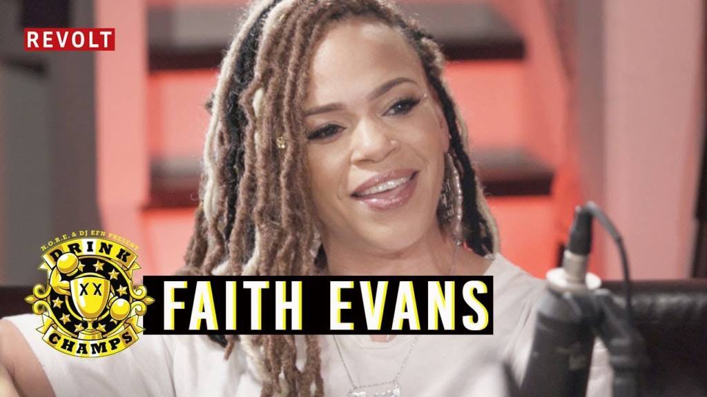 Faith Evans On Drink Champs (@FaithEvans @Noreaga @DJEFN @DrinkChamps @RevoltTV)