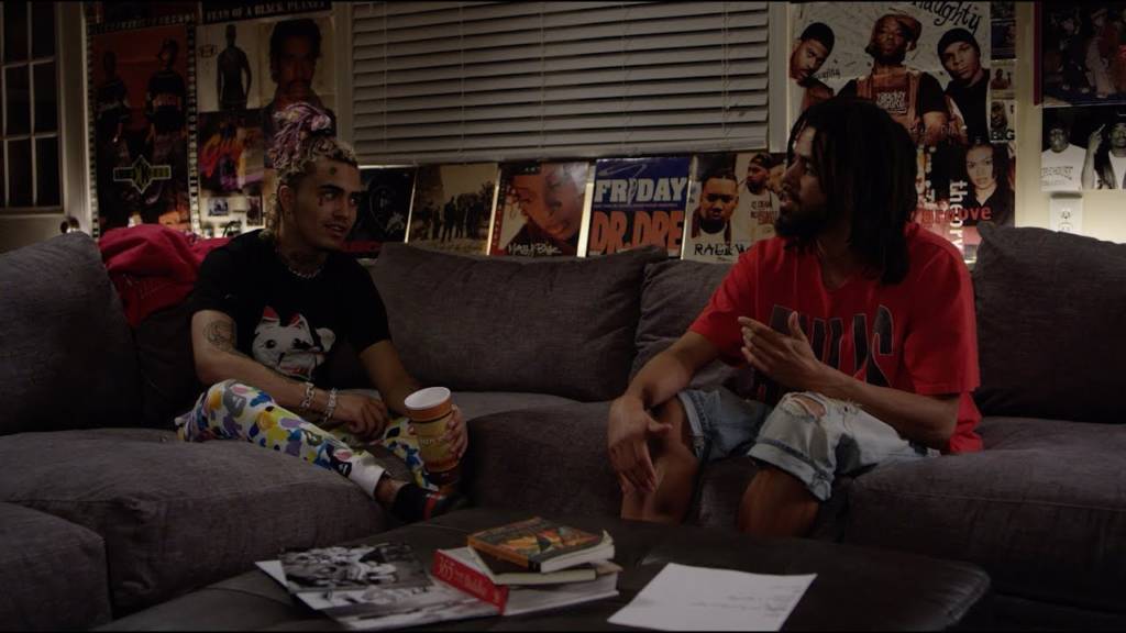 J. Cole & Lil Pump Conduct Interview @ The Sheltuh