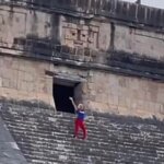 When Dancing On Mayan Pyramids In Mexico Goes Wrong...
