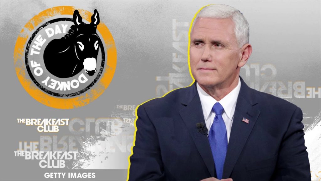 Mike Pence Awarded Donkey Of The Day For Falsely Saying 'Covid Numbers Are Down In Oklahoma' As Trump Rally Nears