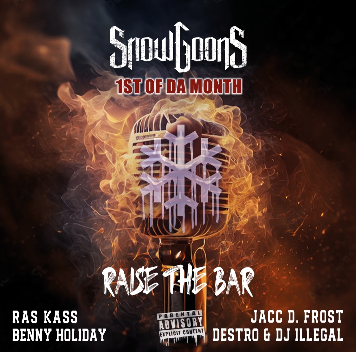 Snowgoons, Ras Kass, Benny Holiday, Destro, Jacc D. Frost, & DJ Illegal "Raise The Bar"