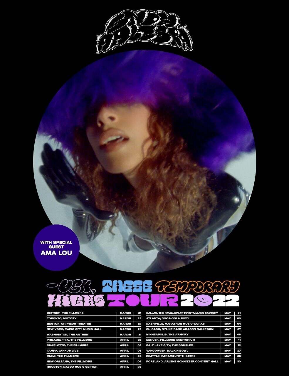 Snoh Aalegra Announces 2022 North American 'Ugh, These Temporary Highs Tour'