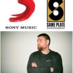 Sony Music & SamePlate logos + SamePlate co-founder Jonathan Master [Press Photo]
