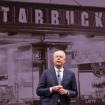 Starbucks CEO Kevin Johnson on April 15, 2018 [Press Photo]