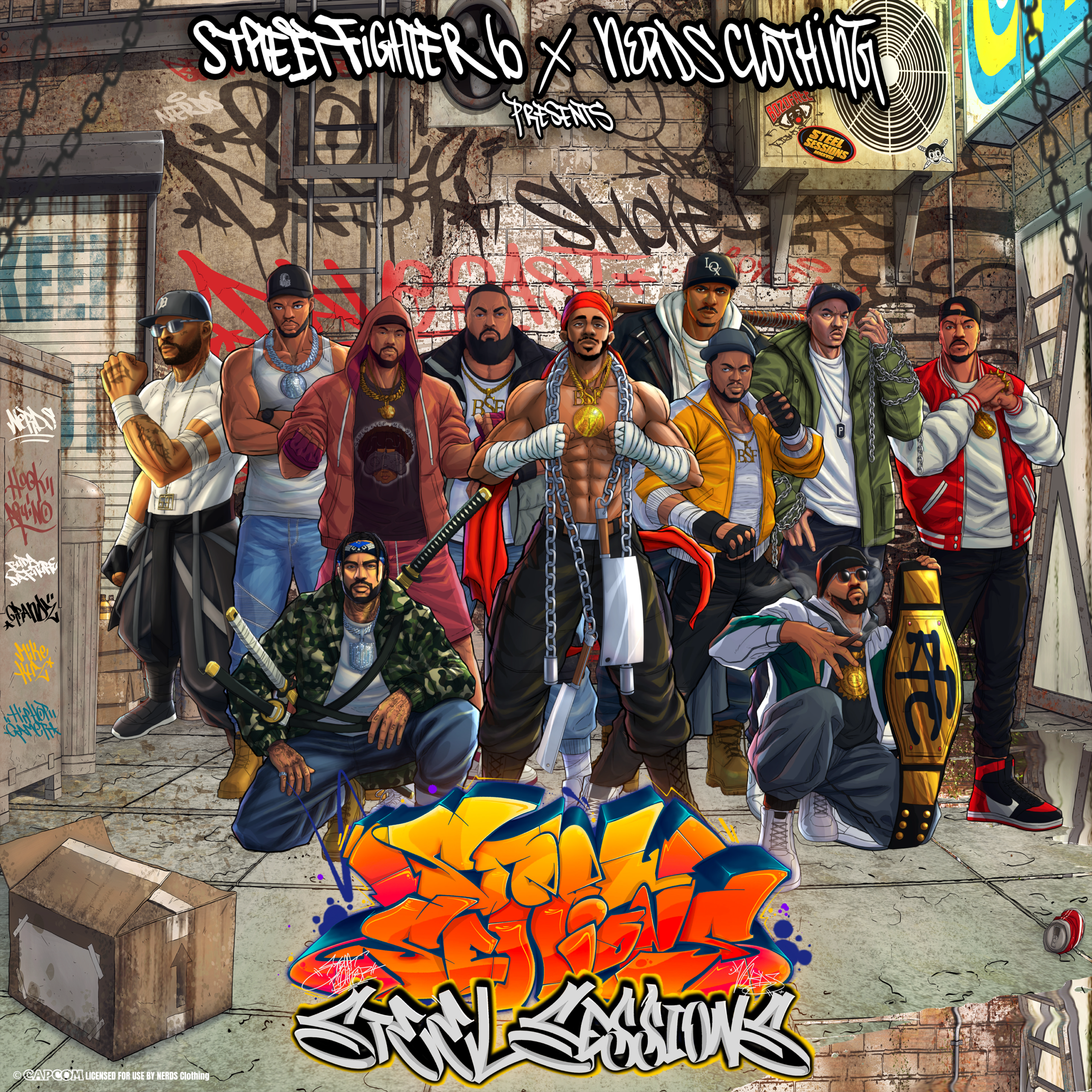 MNRK Music Group Drops ‘Street Fighter 6 x NERDS Clothing Presents Steel Sessions’ Soundtrack