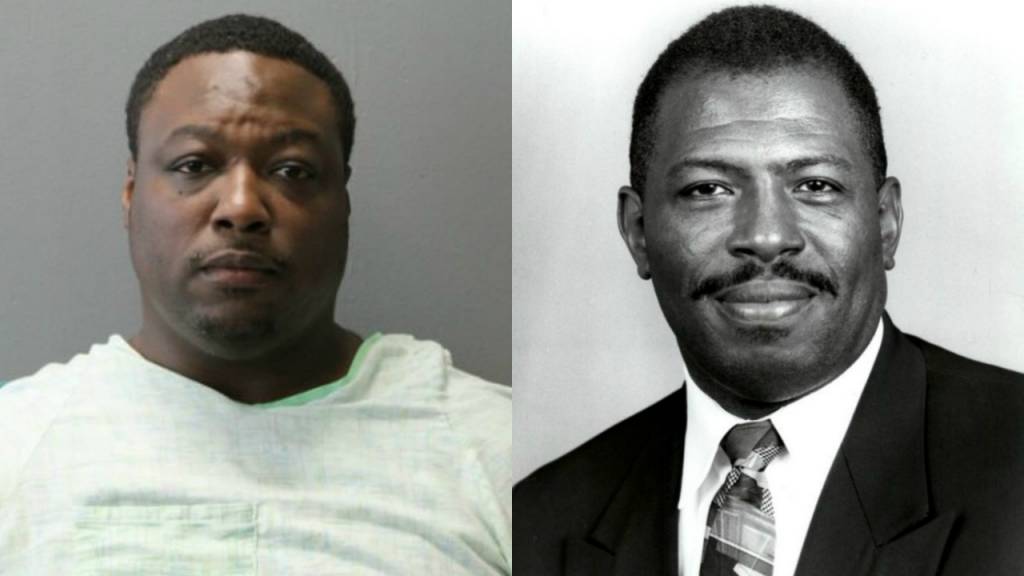 Suspect Earl Wilson & Judge Raymond Myles [Press Photo]