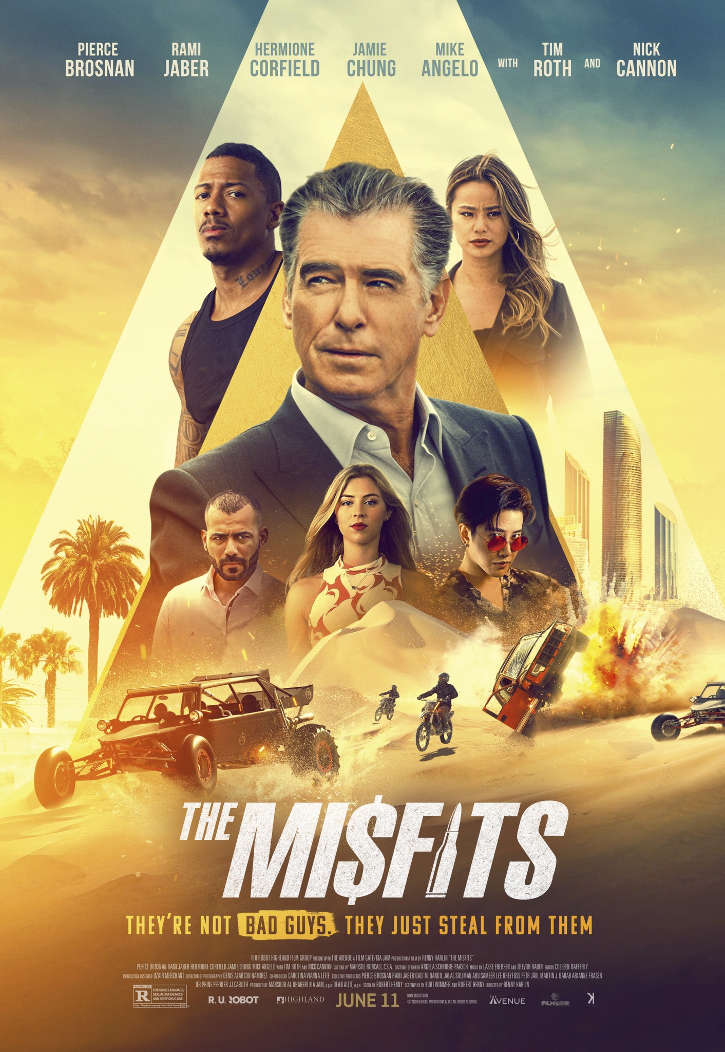 1st Trailer For 'The Misfits' Movie Starring Pierce Brosnan & Nick Cannon