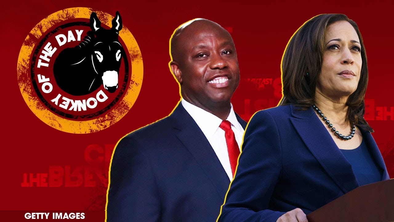 Tim Scott & Kamala Harris Awarded Donkey Of The Day For Saying 'America Is Not A Racist Country'