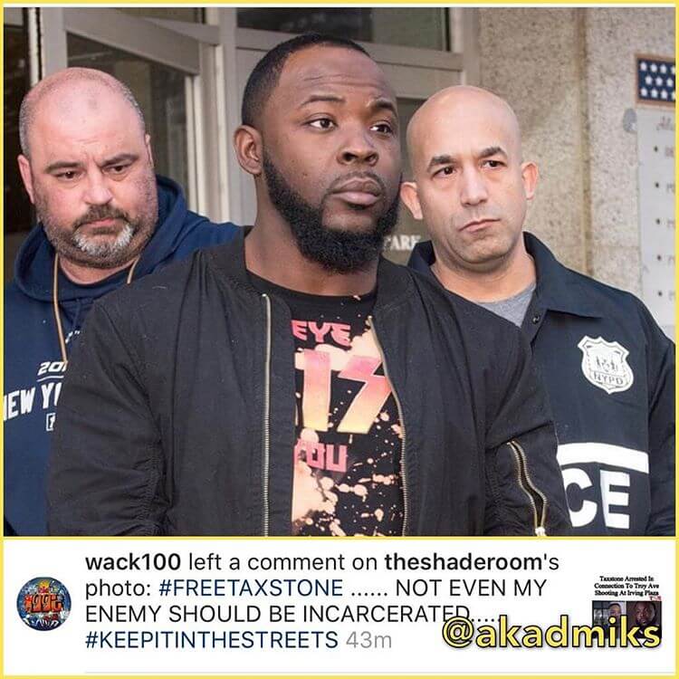 @Wack100 Jumps On 'Free @Taxstone' Campaign After Fans Blame Their Beef For His Arrest