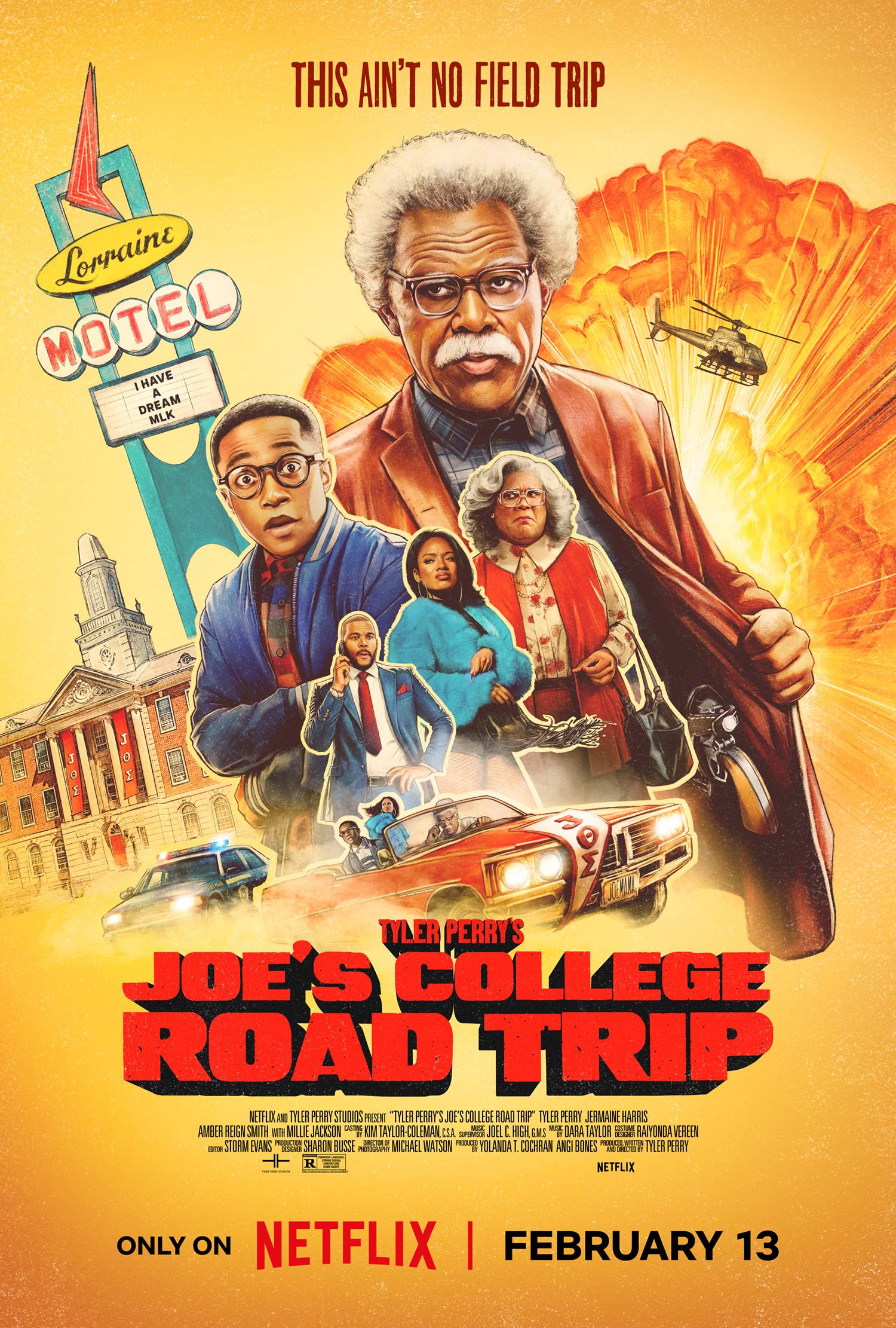 Red Band Trailer For Netflix Original Movie ‘Tyler Perry’s Joe’s College Road Trip’