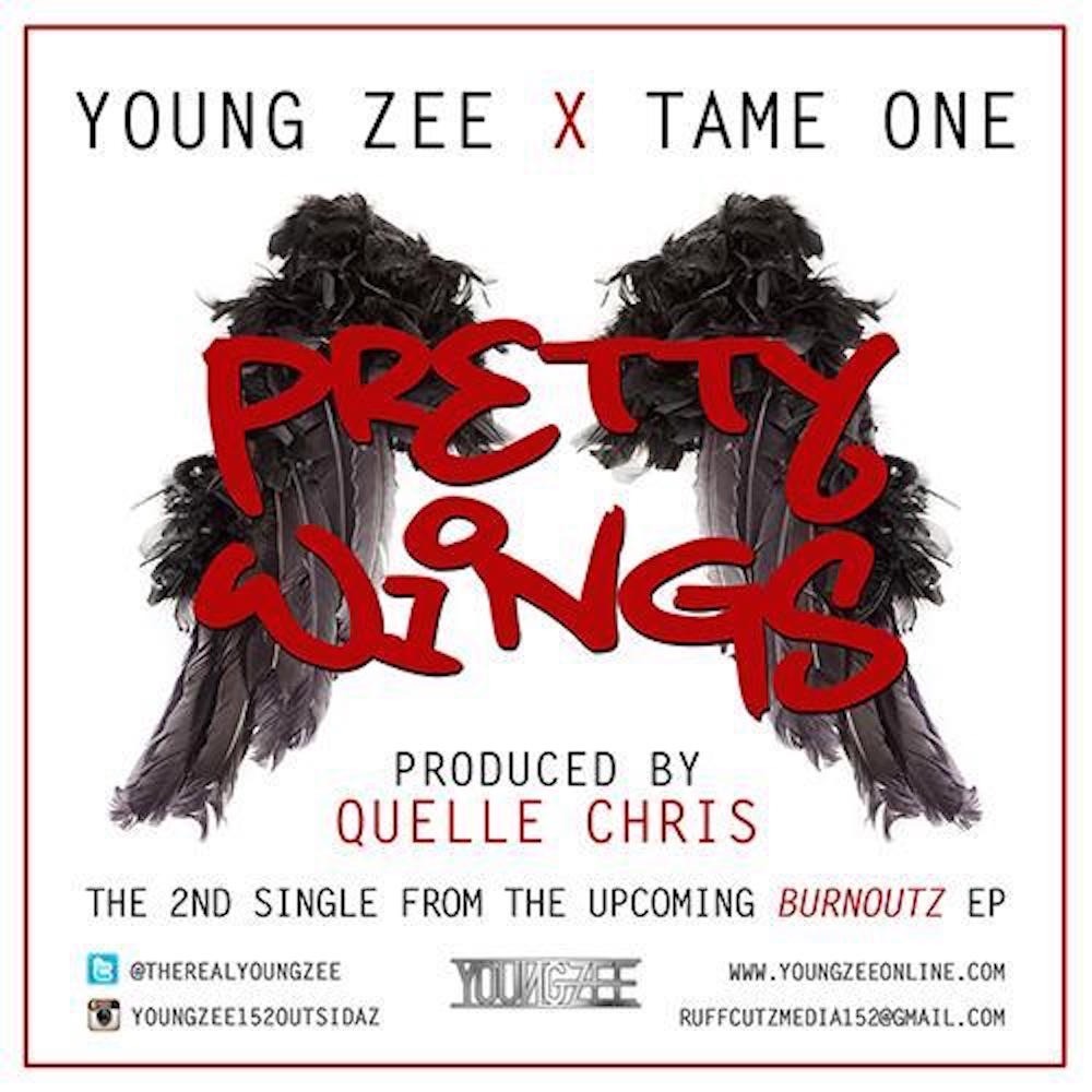 MP3: Young Zee (@TheRealYoungZee) & Tame One - Pretty Wings [Prod. @QuelleChris]